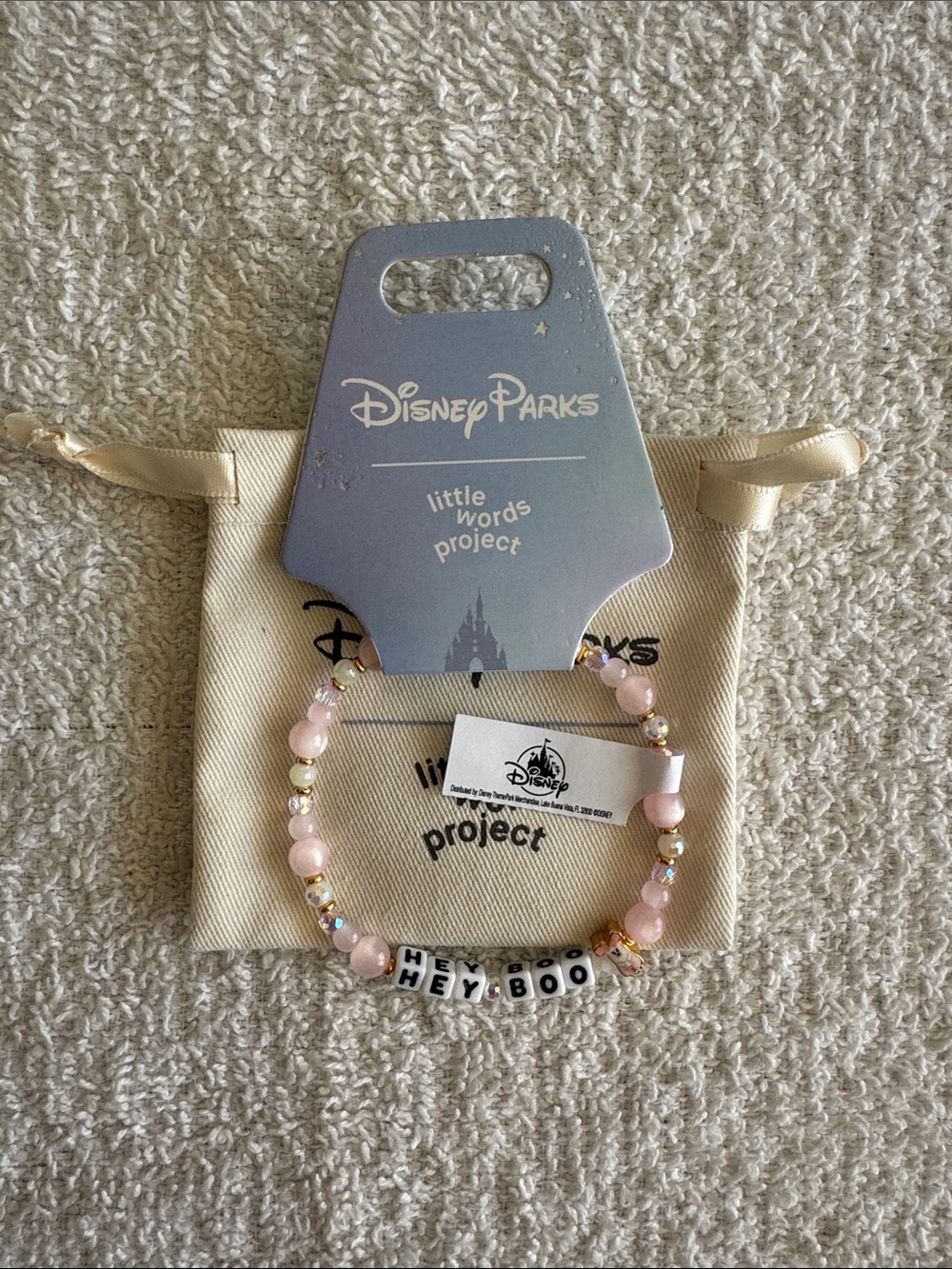 Little Words Project x Disney Parks “HEY BOO” Halloween Beaded Bracelet